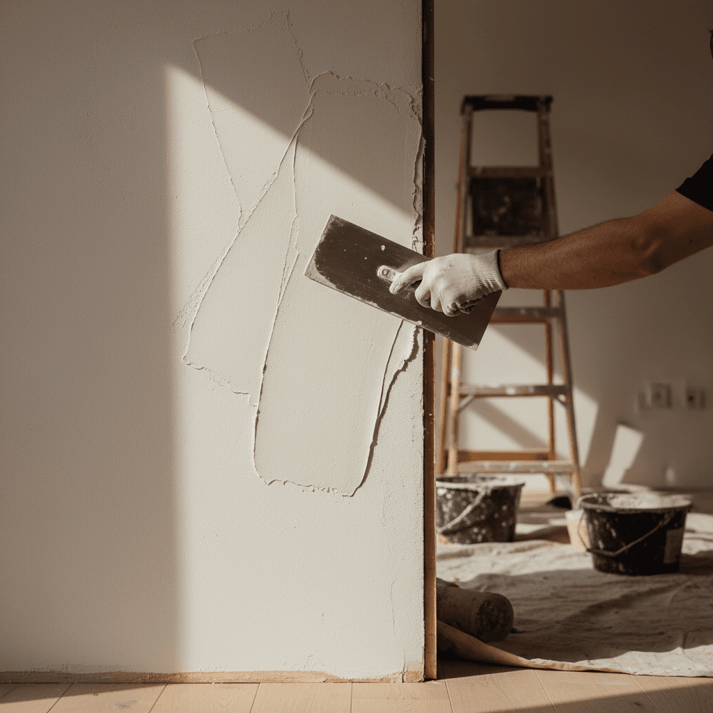 Flooring, plastering, and finishing